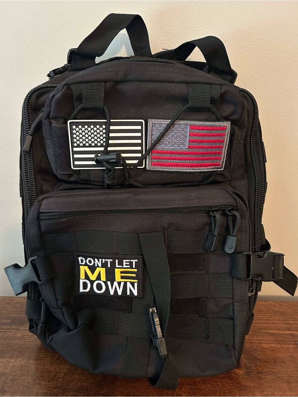 Tactical Black Men's Backpack - Durable Everyday Carry